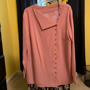 Rose Pink Ladies Blouse